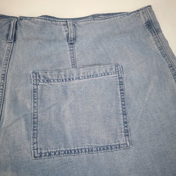 NWT Universal Thread Ladies Size 22W Light Wash High Rise Midi Shorts - Picture 13 of 13